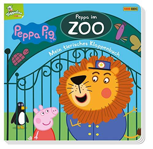 Peppa Pig: Peppa im Zoo - Mein tierisches Klappenbuch: Pappbilderbuch mit vielen Klappen