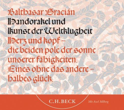 Handorakel und Kunst der Weltklugheit: Hörbuch. Doppel-CD