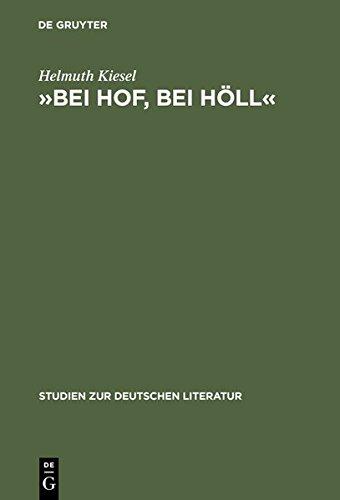 »Bei Hof, bei Höll«: Untersuchungen zur literarischen Hofkritik von Sebastian Brant bis Friedrich Schiller (Studien zur deutschen Literatur, Band 60)