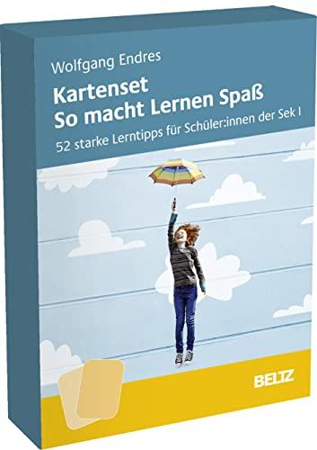 Kartenset So macht Lernen Spaß: 52 starke Lerntipps für Schüler:innen der Sek I