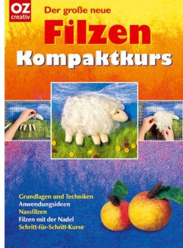 Der große neue Filzen Kompaktkurs: Grundlagen und Techniken, Anwendungsideen, Nassfilzen, Filzen mit der Nadel, Schritt-für-Schritt-Kurse