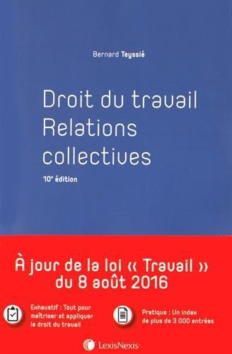 Droit du travail, relations collectives