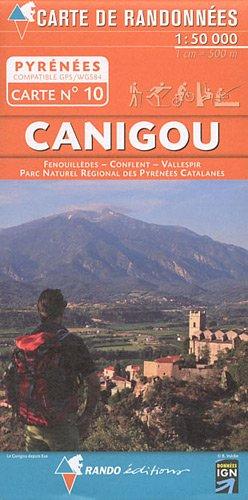 Carte Canigou 1 : 50 000. Fenouillèdes, Conflent, Vallespir, Parc Naturel Régional des Pyrénées Catalanes