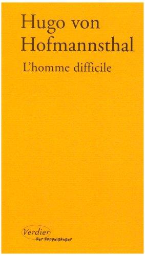 L'homme difficile : comédie en trois actes