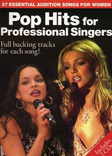 Pop Hits For Professional Female Singers Bk/2Cd (Book, 2 CD): Songbook, CD (2) für Gesang, Klavier, Gitarre