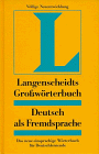 Grobworterbuch Deutsch Als Fremdsprache