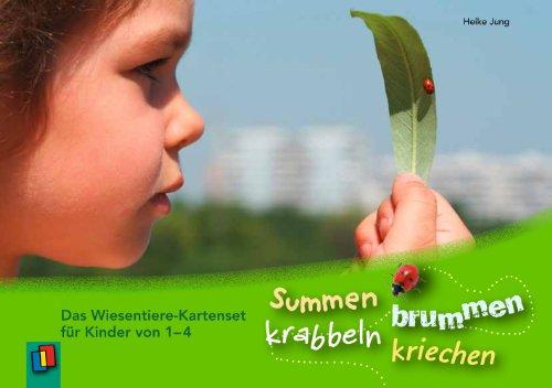 Summen, brummen, krabbeln, kriechen: Das Wiesentiere-Kartenset für Kinder von 1-4