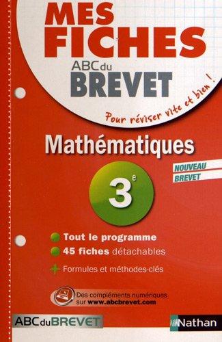 Mathématiques 3e : nouveau brevet