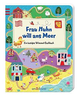 Frau Huhn will ans Meer: Ein lustiges Wimmel-Suchbuch