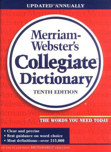 Merriam Webster's Collegiate Dictionary, Thumb-indexed