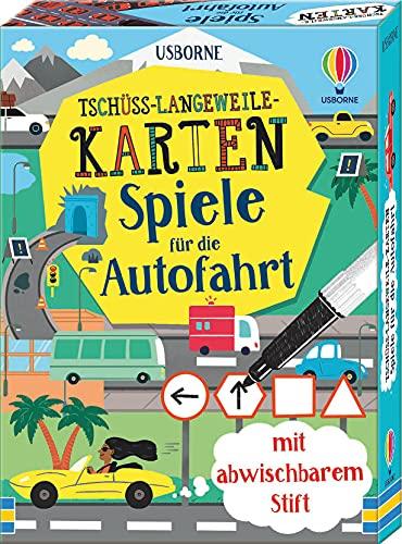 Tschüss-Langeweile-Karten: Spiele für die Autofahrt