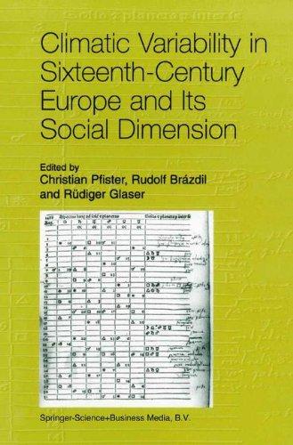 Climatic Variability in Sixteenth-Century Europe and Its Social Dimension