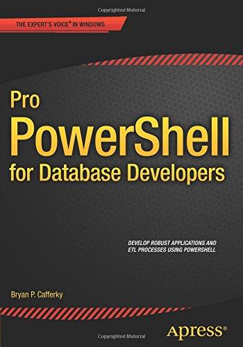 Pro PowerShell for Database Developers