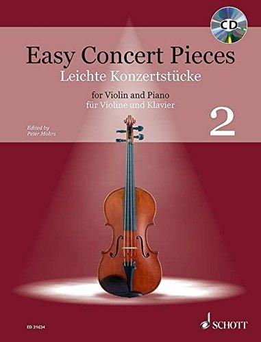 Easy Concert Pieces: Band 2. Violine und Klavier. Ausgabe mit CD.