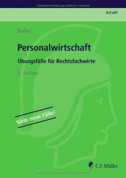 Personalwirtschaft: Übungsfälle für Rechtsfachwirte