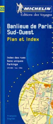 Michelin Karten, Bl.22 : Plan Banlieue Sud-Ouest de Paris (Michelin Maps)