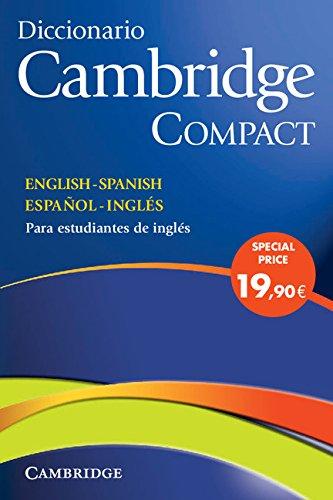 Diccionario Bilingue Cambridge Spanish-English Paperback with CD-ROM Compact Edition