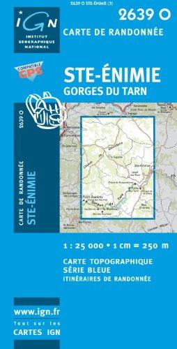 St-Enimie / Gorges Du Tarn 1 : 25 000: Ign2639o