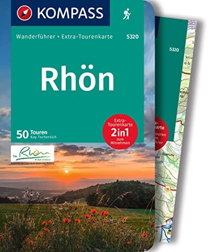 KOMPASS Wanderführer Rhön, 50 Touren: mit Extra-Tourenkarte, GPX-Daten zum Download