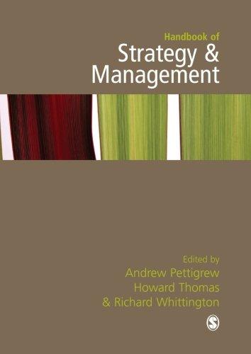 Handbook of Strategy and Management