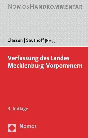 Verfassung des Landes Mecklenburg-Vorpommern: Handkommentar