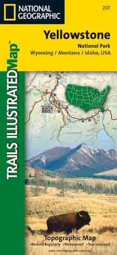 Yellowstone National Park 1 : 168 500 / 1 : 83 300 (Trails Illustrated - Topo Maps USA)