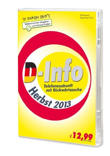 D-Info mit Rückwärtssuche Herbst 2013