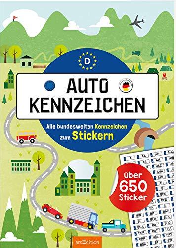 Autokennzeichen - Alle bundesweiten Kennzeichen zum Stickern: Über 650 Sticker