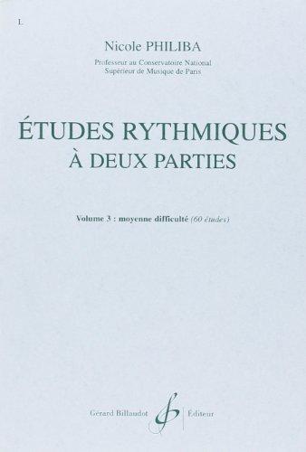 60 Etudes Rythmiques a 2 Parties Volume 3