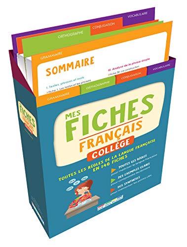 Mes fiches français collège : en 146 fiches