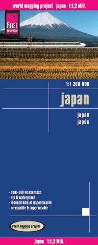 Reise Know-How Landkarte Japan (1:1.200.000): world mapping project: Mit japanischer Schrift. Höhenlinien und Höhenschichten-Relief. GPS-tauglich ... Straßennetz. Ausführlicher Ortsindex