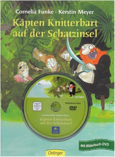 Käpten Knitterbart auf der Schatzinsel. Bilderbuch mit DVD