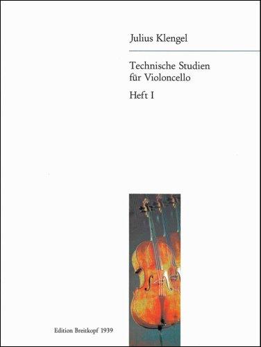 Technische Studien durch alle Tonarten für Cello Tonleitern in 2, 3 und 4 Oktaven, Dreiklänge usw. Band 1 (EB 1939)