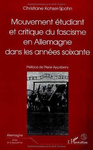 Mouvement étudiant et critique du fascisme en Allemagne dans les années soixante