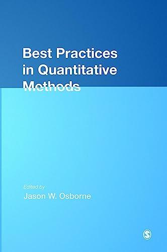 Best Practices in Quantitative Methods