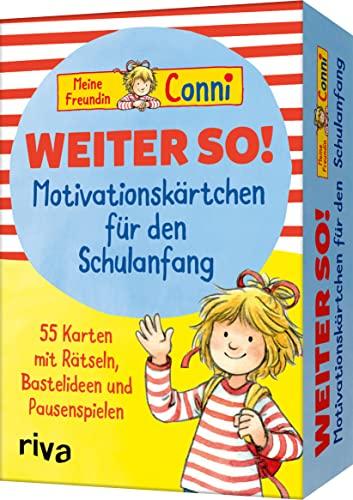 Meine Freundin Conni – Weiter so! – Motivationskärtchen für den Schulanfang: 55 Karten mit Rätseln, Bastelideen und Pausenspielen. Für Kinder ab 5