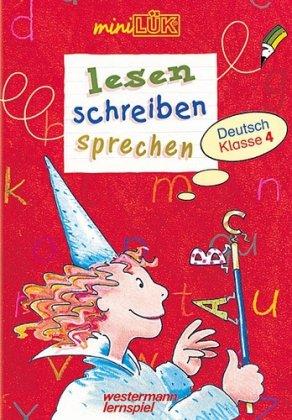 mini LÜK, Übungshefte, Lesen - schreiben - sprechen, Deutsch Klasse 4, neue Rechtschreibung