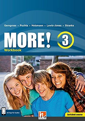 MORE! 3 Workbook Enriched Course mit E-Book+: SbNr 190839 (Helbling Languages)