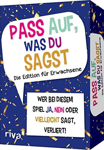 Pass auf, was du sagst – Die Edition für Erwachsene: Wer bei diesem Spiel »Ja«, »Nein« oder »Vielleicht« sagt, verliert! | Das Original. Das perfekte Geschenk für alle ab 18 Jahren