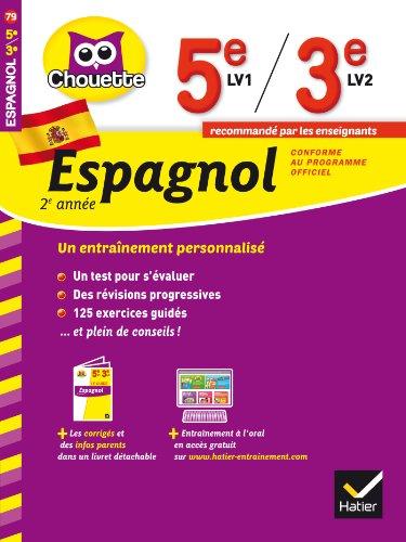 Espagnol 2e année, 5e LV1, 3e LV2