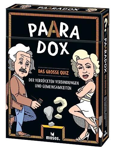 Moses. Paaradox – Das große Quiz der verrückten Gemeinsamkeiten, lustiges Rate Quiz zu den absurdesten Paarverbindungen, Wissensquiz von Autor Georg Schumacher für Jugendliche und Erwachsene