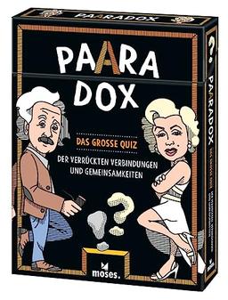 Moses. Paaradox – Das große Quiz der verrückten Gemeinsamkeiten, lustiges Rate Quiz zu den absurdesten Paarverbindungen, Wissensquiz von Autor Georg Schumacher für Jugendliche und Erwachsene