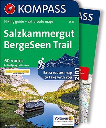 Salzkammergut BergeSeen Trail, englische Ausgabe: Wanderführer mit Extra-Tourenkarte 1:90.000, 60 Touren, GPX-Daten zum Download. (KOMPASS-Wanderführer, Band 5648)