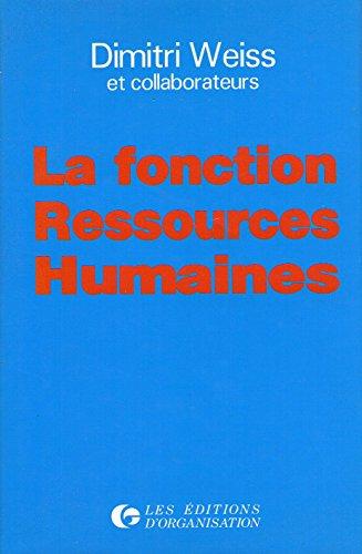 La Fonction ressources humaines