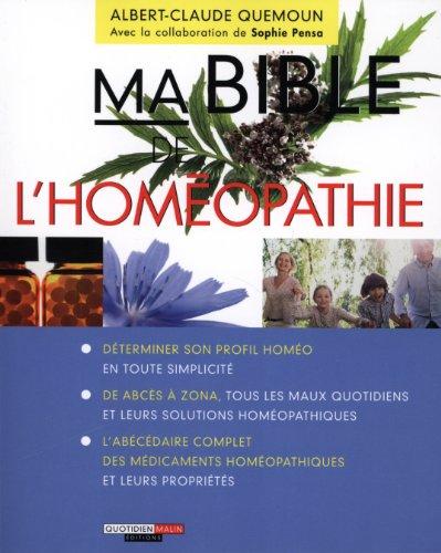 Ma bible de l'homéopathie