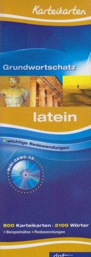 Karteikarten Grundwortschatz Latein: 800 Karteikarten.Über 2100 Stichwörter. Mit Lautschrift