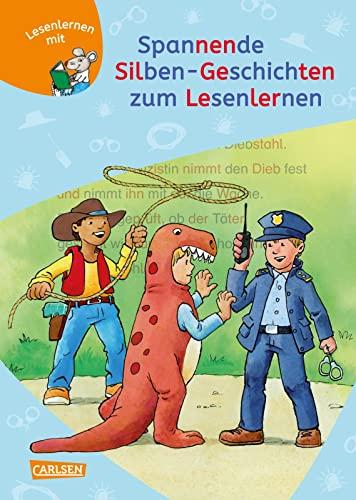 LESEMAUS zum Lesenlernen Sammelbände: Spannende Silben-Geschichten zum Lesenlernen: Dreifacher Erstlese-Spaß ab 6 | Perfektes Geschenk zum ersten Schultag | Mit Leserätseln zur Lernkontrolle