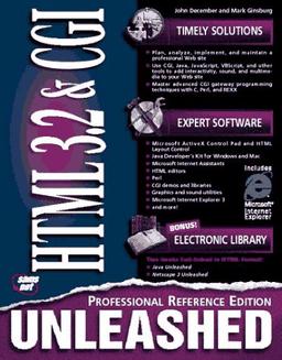 HTML 3.2 and CGI Unleashed, w. CD-ROM