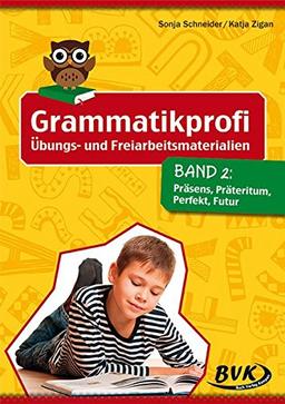 Grammatikprofi: Übungs- und Freiarbeitsmaterialien Band 2: Präsens, Präteritum, Perfekt, Futur