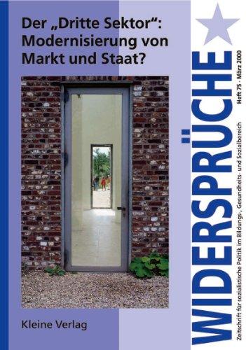 Widersprüche, H.75, Der 'Dritte Sektor'